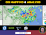 perform gis spatial analysis and mapping using arcgis pro and qgis