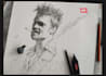 draw custom hand drawn charcoal portrait