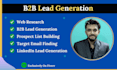 do b2b lead generation, linkedin research and prospect list