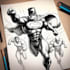 draw superhero action comic