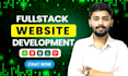 do website development as full stack web developer, PHP laravel HTML CSS react