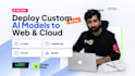 build ai website and integrate custom ai models into web apps