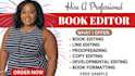 proofread edit format fiction novel nonfiction developmental book editor