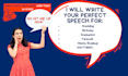 write speeches for your special moment
