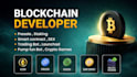 blockchain developer for presale dex launchpad web3 staking  dapp crypto bot
