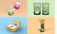 make product box packaging design for your brand with mockup