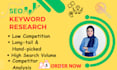 do advanced SEO keyword research and competitor analysis
