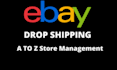complete manage your ebay dropshipping store and automation