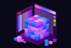 make web interactive 3d model in threejs, spline for webflow, framer, wix
