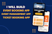build a custom event booking and ticketing app with admin panel