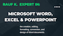 microsoft word, excel and powerpoint specialist