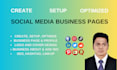 create and setup social media account optimize social media