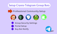 setup telegram crypto community bot