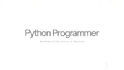 be your python programmer