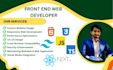 be your front end developer create custom websites nextjs
