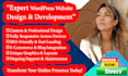 design develop a custom and responsive wordpress website