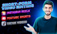 edit your short form content for your social media