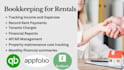 do monthly real estate, property management, bookkeeping
