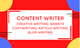 be your content writer