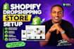 build shopify dropshipping store