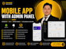 develop mobile app with admin panel