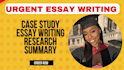 assist in  urgent writing
