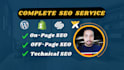 do advance complete SEO service optimization for all cms shopify wp wix