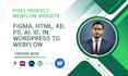 design redesing and convert figma, html, HD, px, ai, any platform to webflow