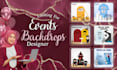 design themed and parties backdrops
