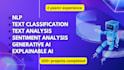 do classification, clustering, sentiment analysis in python
