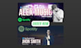 do eye catching spotify artist banner