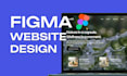 design pixel perfect website or landing page in figma