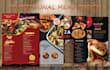create a professional food menu