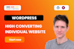 create your individual wordpress website