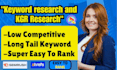 do keyword research for youtube video