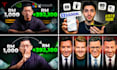 create professional finance youtube thumbnail
