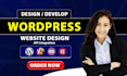 design, develop wordpress website with API integration