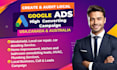run google ads for rental car,garage door,window,chimney repair and installation
