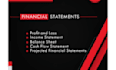 create financial statements income statement, balance sheet and cash flow