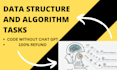 do alogrithms and data structure tasks