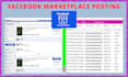 facebook marketplace with fb product listing and real estate