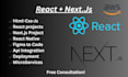 build react website using next js, node js, and tailwind
