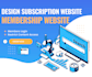 design subscription website for business