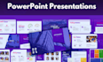 create branded powerpoint presentations and graphic designs