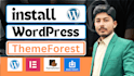 install wordpress theme customisation elementor pro themeforest demo import