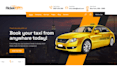 design redesign taxi booking, car hire, car rental, limousine, chauffeur website