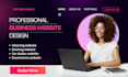 build godaddy website, design cleaning website, house, office cleaning website