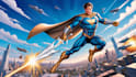 draw superhero action comic