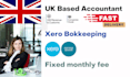 do xero bookkeeping for fixed monthly fee