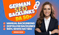 do SEO backlinks through german guest posts high da german link building